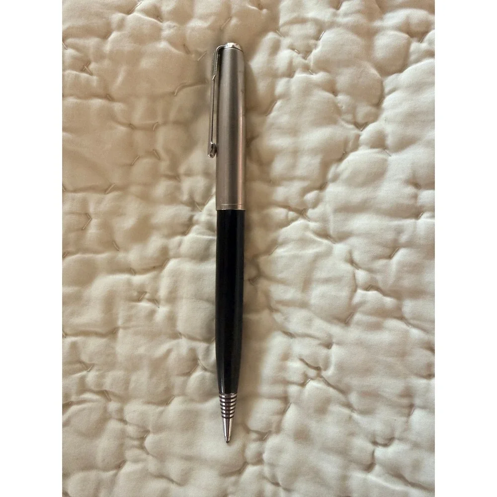 Vintage Parker 51 Mechanical Pencil Black and Lustraloy Steel Cap Arrow Clip